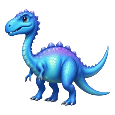 small herbivorous celestial dinosaur that walks on all fours sticker