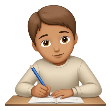 Person writing on paper with "Dear God" visible at the top of the page sticker