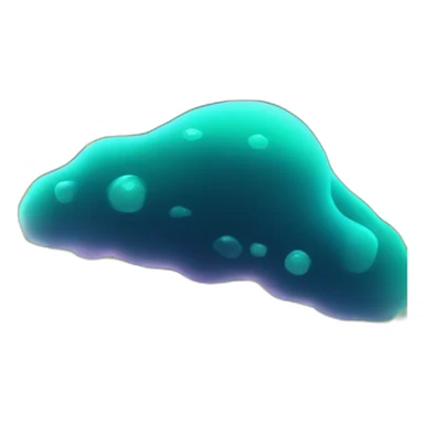 Bioluminescent algae sticker
