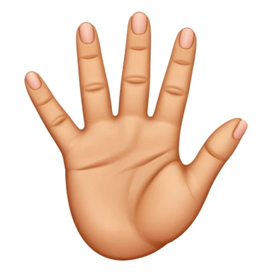 The last 3 fingers up sticker