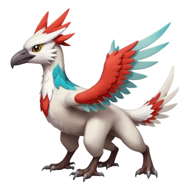 Trico-Gryphon-Latias-Silvally-fusion-creature (full body) sticker