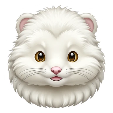 white mink sticker