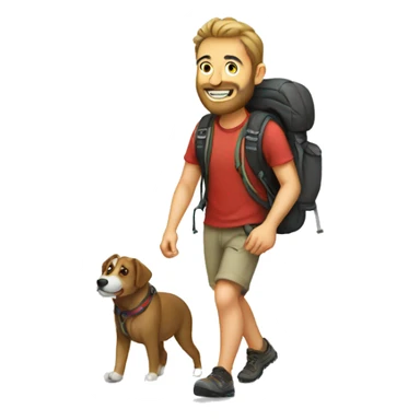 Walk backpacker sticker