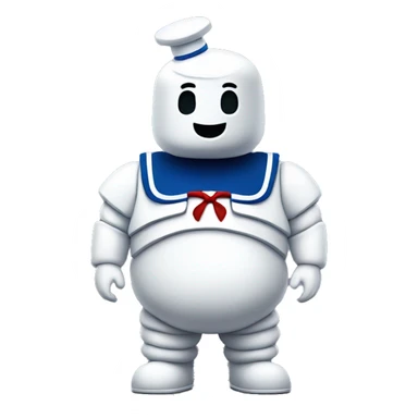 stay puft marshmallow man sticker