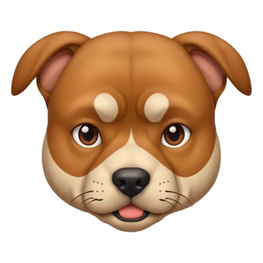 A very muscular dog sticker