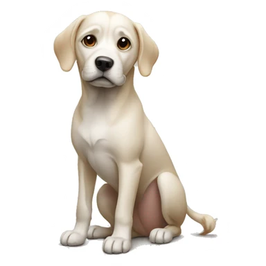 dog with only 3 legs sticker