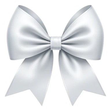 One extremely stretched, straight, ultra-thin ribbon bow, no extra curves, no fluff, no puff, NO ROUNDNESS, only a sharp, elongated and delicate bow, minimalist and sleek sticker