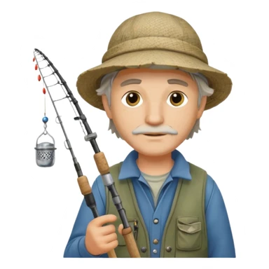 удочки, снасти, приманка, рыбаки sticker