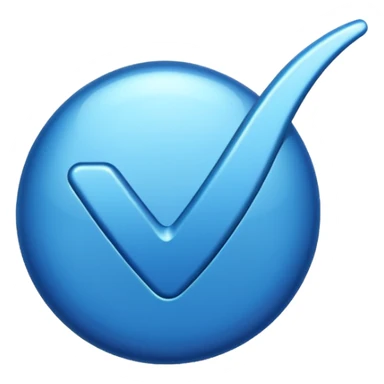 centang biru tiktok sticker