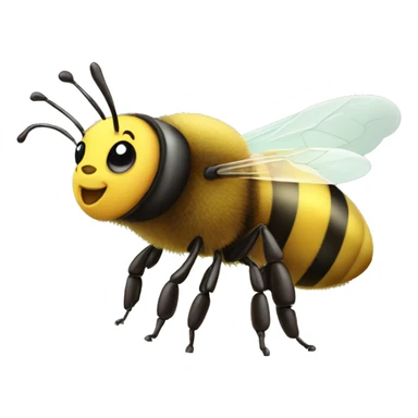 Cute bee sticker