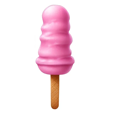 Pink ice cream bar sticker
