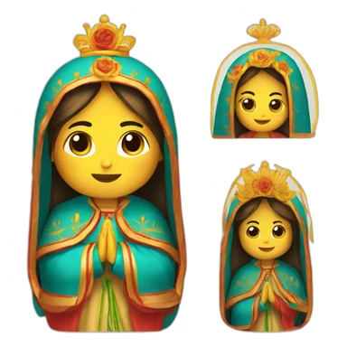 La virgen de Guadalupe sticker