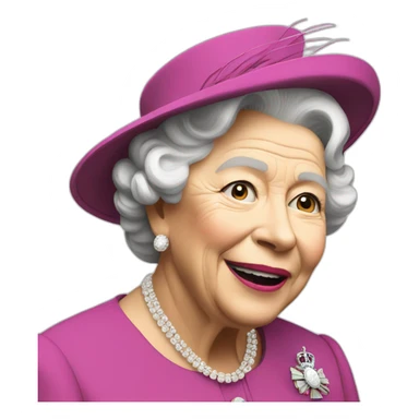 Elizabeth II sticker