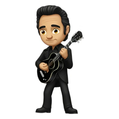 johnny cash sticker