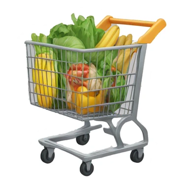 a supermarket cart sticker