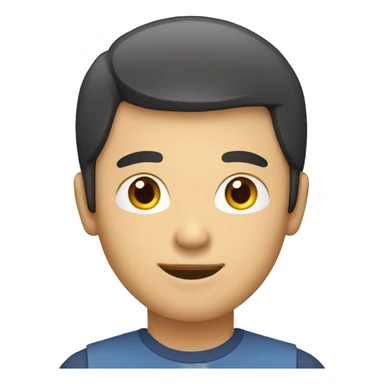 asian man with slight-beards with a laptop sticker