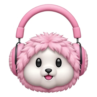 Earmuffs: pink sticker