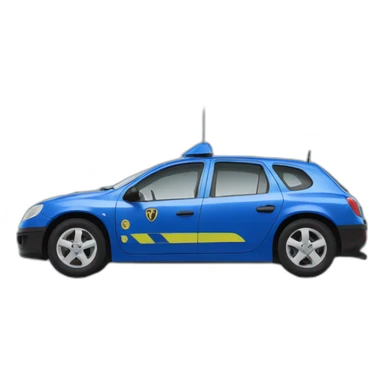 Renault-gendarmerie sticker