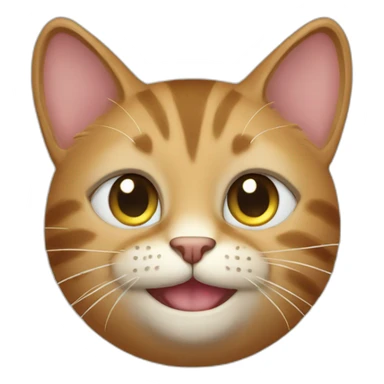 anthropomorphic cat sticker