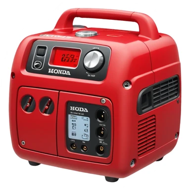red honda generator Honda eu22i sticker