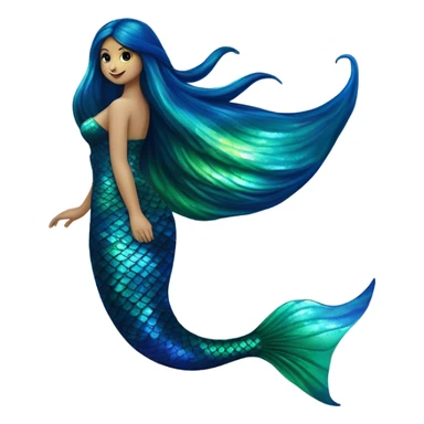 Siren mermaid tail  sticker