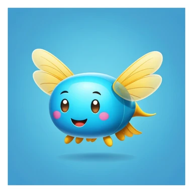 fly with speech bubble sticker