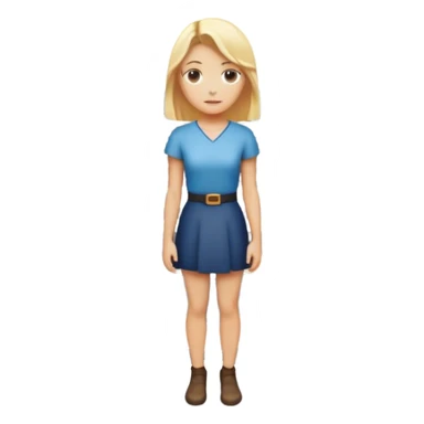 back of blonde woman stands In front at a crossroads between two paths—one illuminated, the other in shadow... scary and sunlight ... sticker