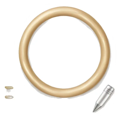 Light Beige ring planner  sticker
