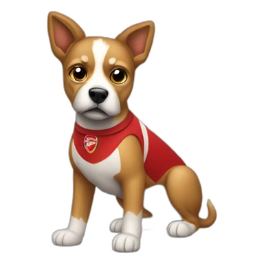 Arsenal football club deadly dog sticker