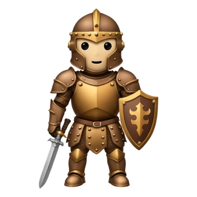 cookie that is a knight because it is a tough cookie but it doesnt have a face instead its just a chocolate chip cookie sticker