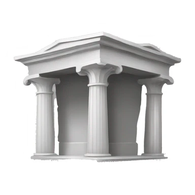 Capital of the Ionic order  sticker