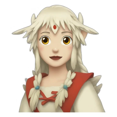 Princesse Mononoke sticker