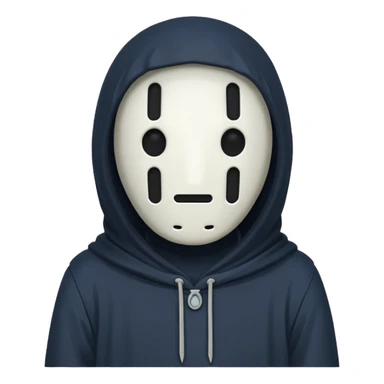 no face studio ghibli  sticker