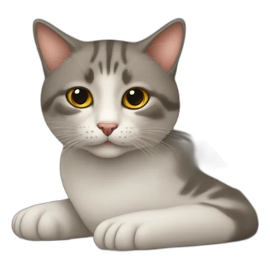 Uma foca com um gato sticker