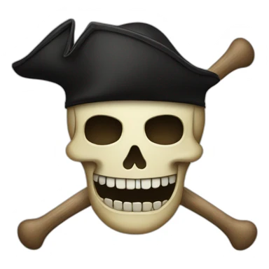 apple jolly roger sticker