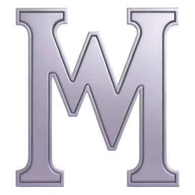 connected BLK letters in western font style with silver outline, transparent background, old west typography, black letters with metallic silver border sticker