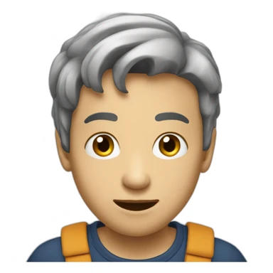 Garçon télé sticker