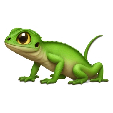 Baby lizard sticker