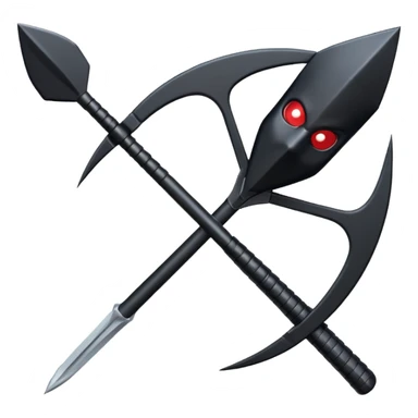 black ninja dart sticker