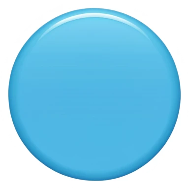 Blue circle tik sticker