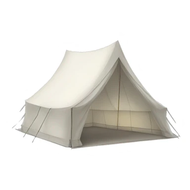 big white tent mysterious inside sticker