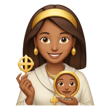 Poop feminine holy sticker