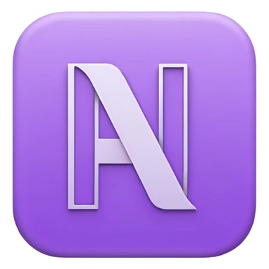 Netflix pretty aesthetic "N" logo in pastel purple sticker