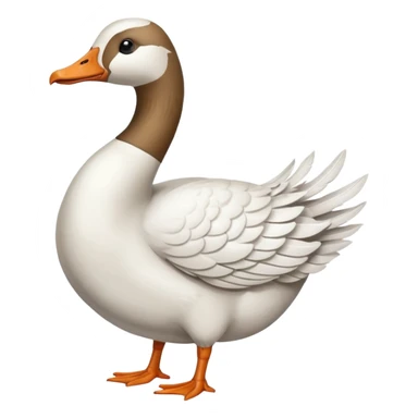 Strong and powerful goose sticker