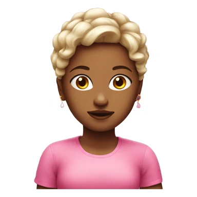 Sassy girl in pink  sticker