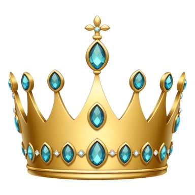 Expensive royal shiny tiara sticker