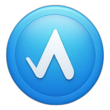 A white colored tick which is formed inside a blue colored circle. sticker