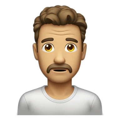 A man pissed with his life sticker