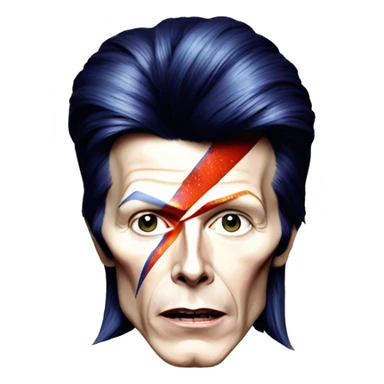 David bowie as Ziggy stardust sticker