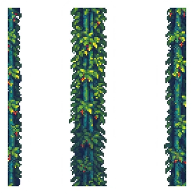 jungle vines wrapped around tree sticker